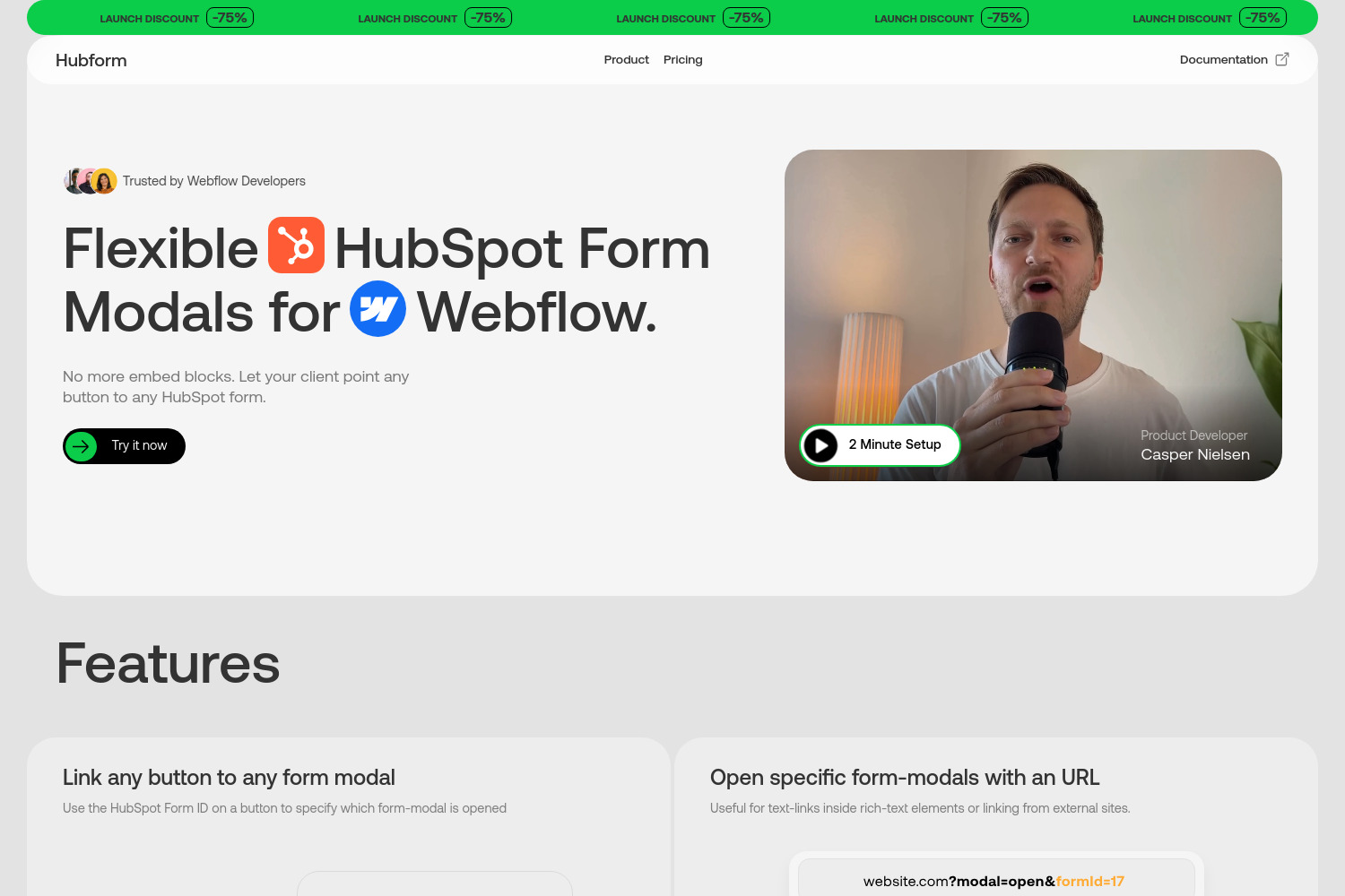 Hubform